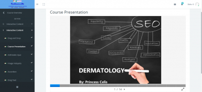 User Courses Activities