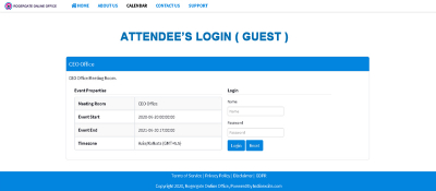 Rogergate Attendee login online classroom
