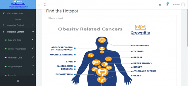 Find The Hotspots and Interactive Content